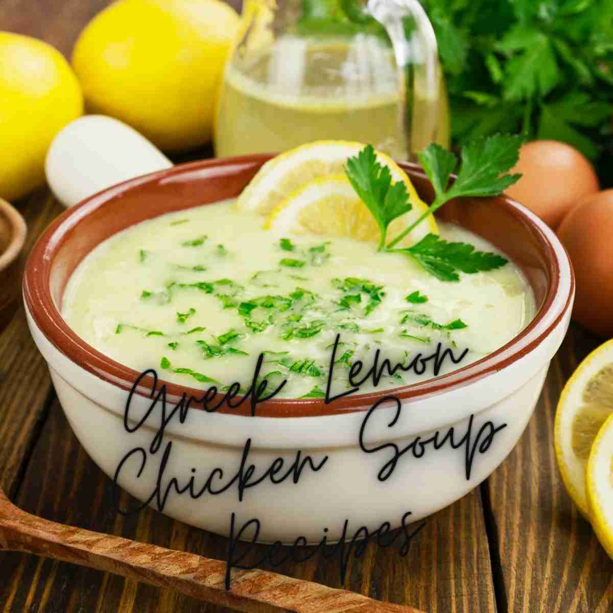 Greek Lemon Chicken Soup Recipes