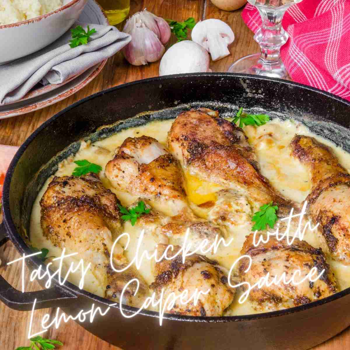 Tasty Chicken with Lemon-Caper Sauce