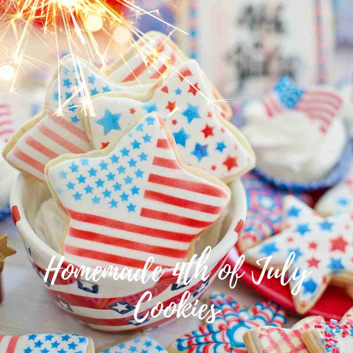 Homemade 4th of July Cookies