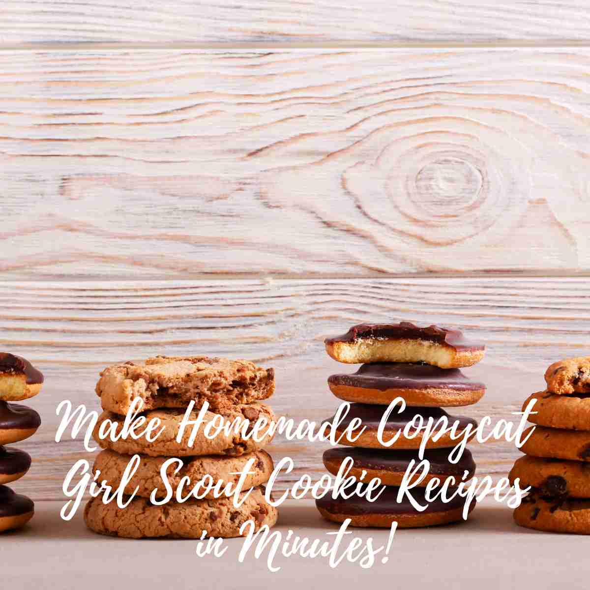 Make Homemade Copycat Girl Scout Cookie Recipes in Minutes!