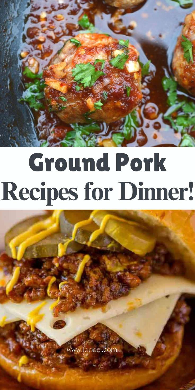 Ground Pork Recipes for Dinner!