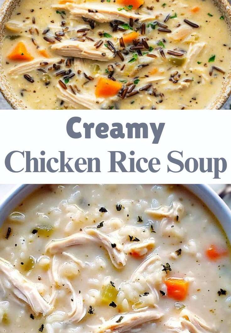Creamy Chicken Rice Soup